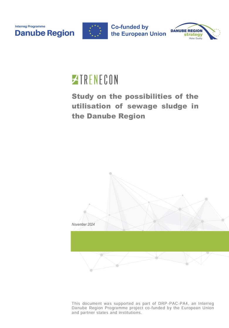 Study on the possibilities of the  utilisation of sewage sludge in  the Danube Region