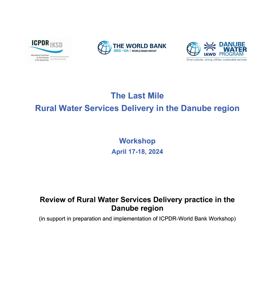 The last mile: Rural water service delivery in the Danube region 